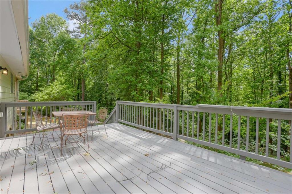 3211 Flamingo Drive East Point, GA 30344 - Photo 21 of 24 a view of balcony with deck and wooden floor
