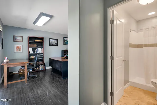 a view of a backyard with a patio