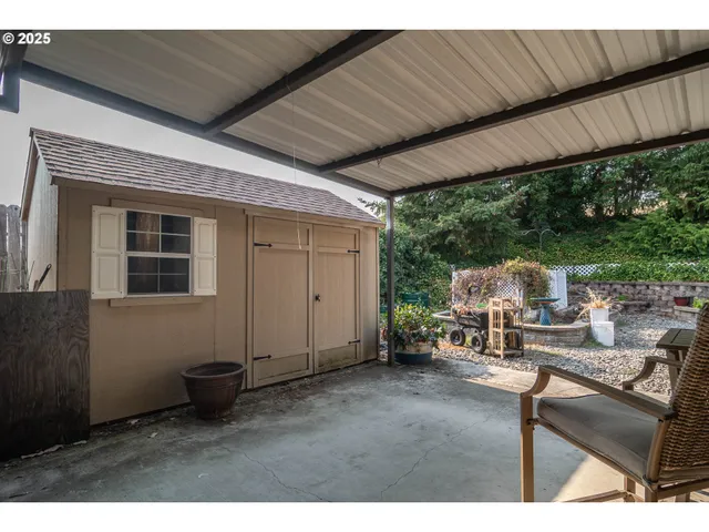 a view of storage and utility room