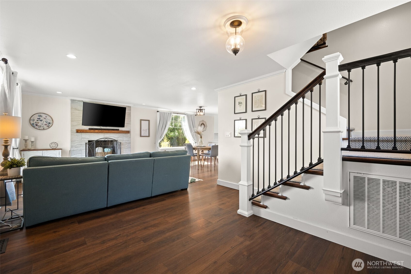 1928 Virginia Avenue Everett, WA 98201 - Photo 3 of 40 a living room with furniture and a flat screen tv