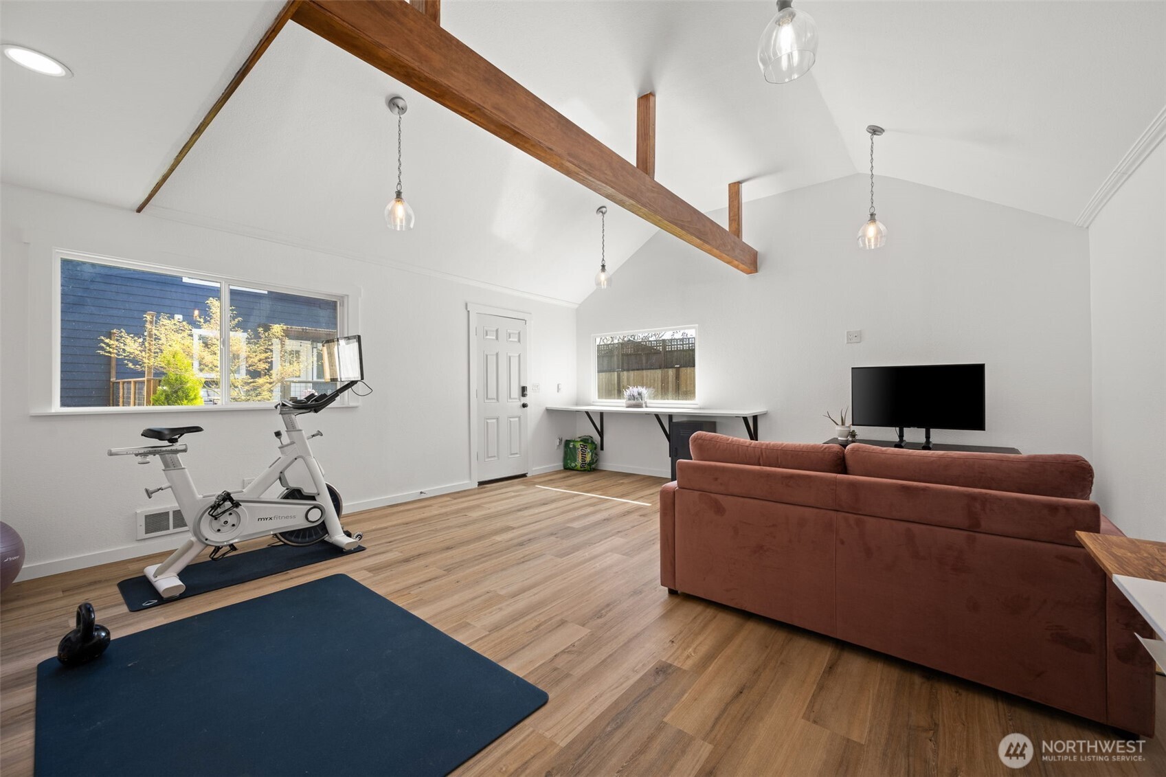1928 Virginia Avenue Everett, WA 98201 - Photo 36 of 40 a living room with furniture and a flat screen tv