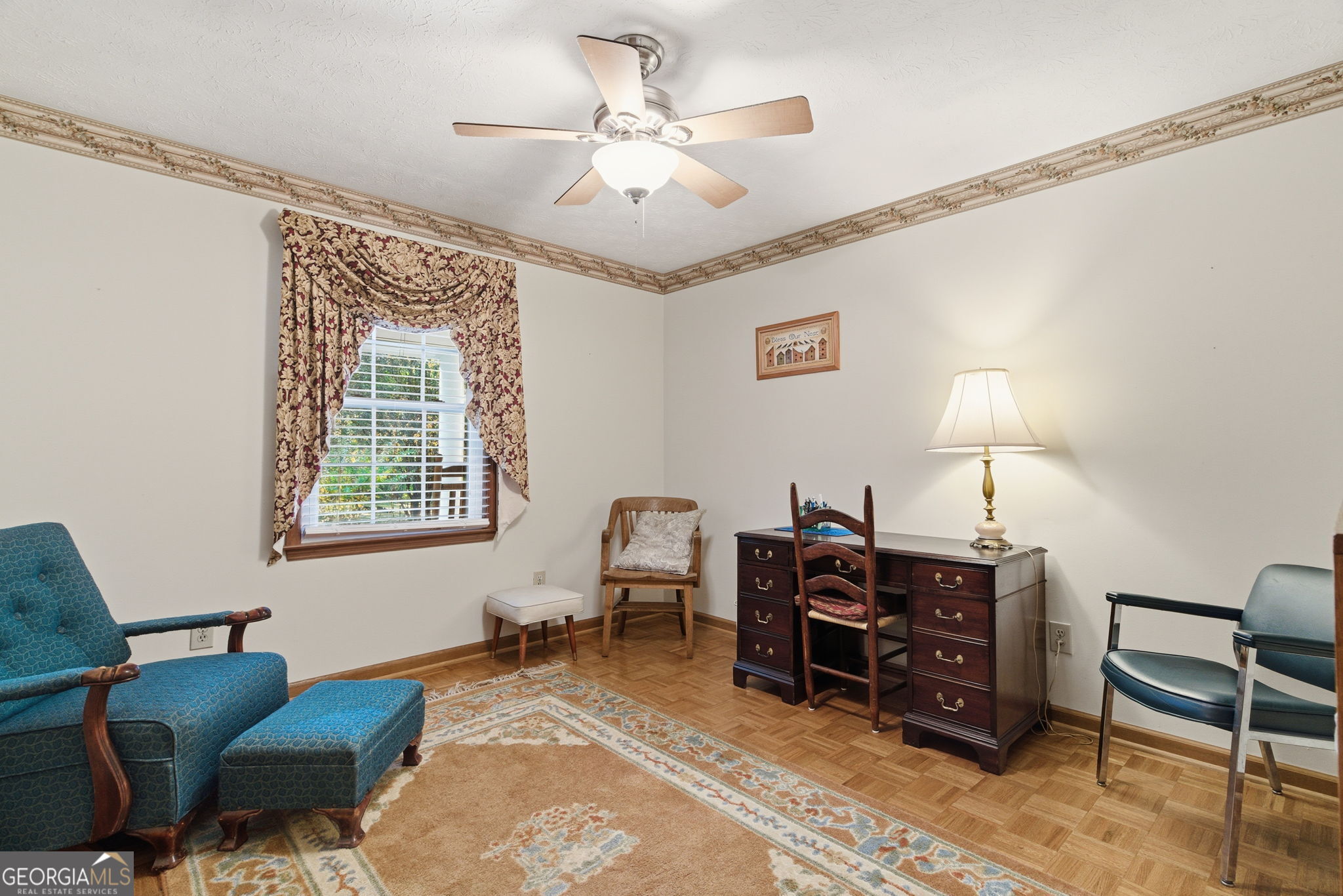 91 Almond Road LaGrange, GA 30241 - Photo 19 of 46 a livingroom with workspace and a window