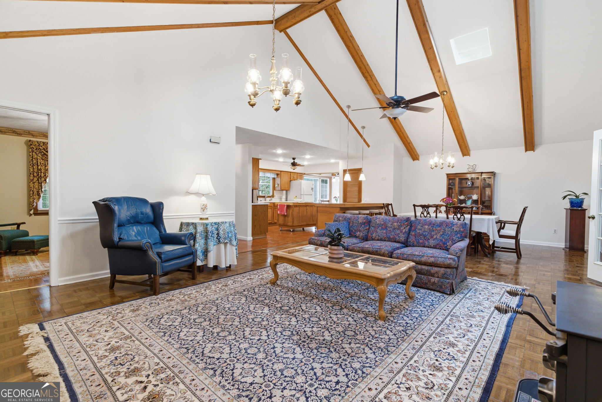 91 Almond Road LaGrange, GA 30241 - Photo 26 of 46 a living room with furniture and wooden floor
