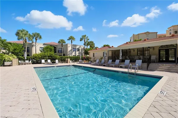 a view of outdoor space yard and swimming pool