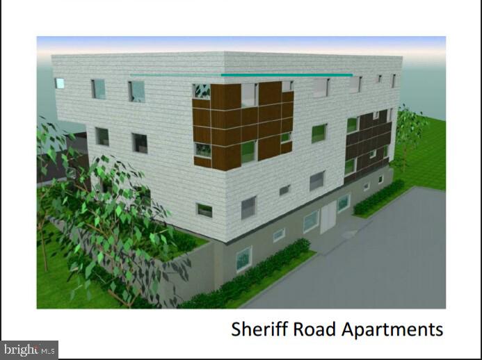 4726 Sheriff Road Northeast Washington, DC 20019 - Photo 11 of 11 Side Elev. of Proposed 3 story , 13 units condo.