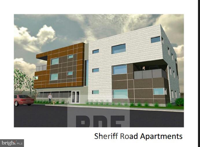 4726 Sheriff Road Northeast Washington, DC 20019 - Photo 10 of 11 Front Elev. of Proposed 3 story, 13 units Condo