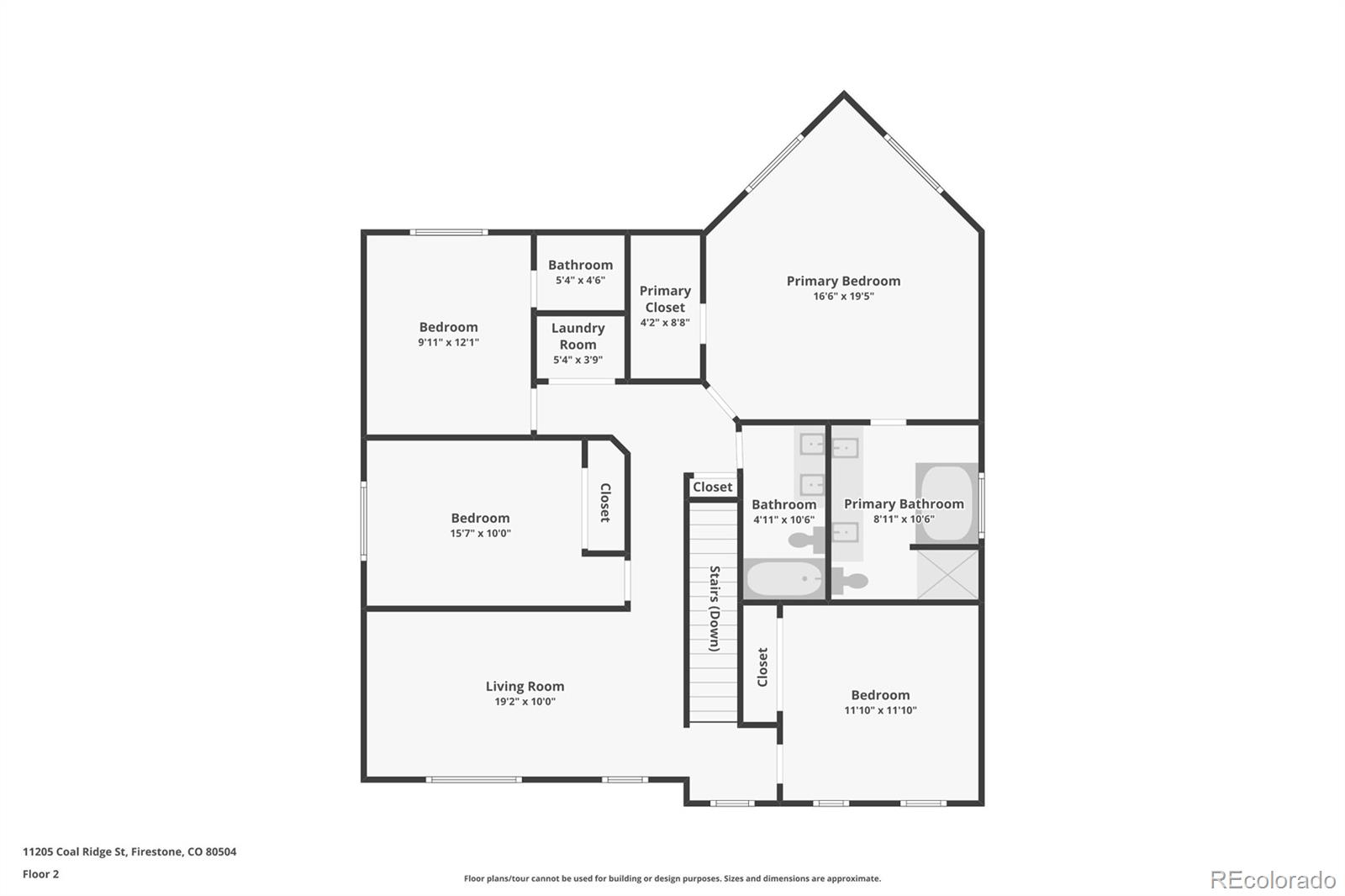 11205 Coal Ridge Street Firestone, CO 80504 - Photo 38 of 40 a picture of a floor plan