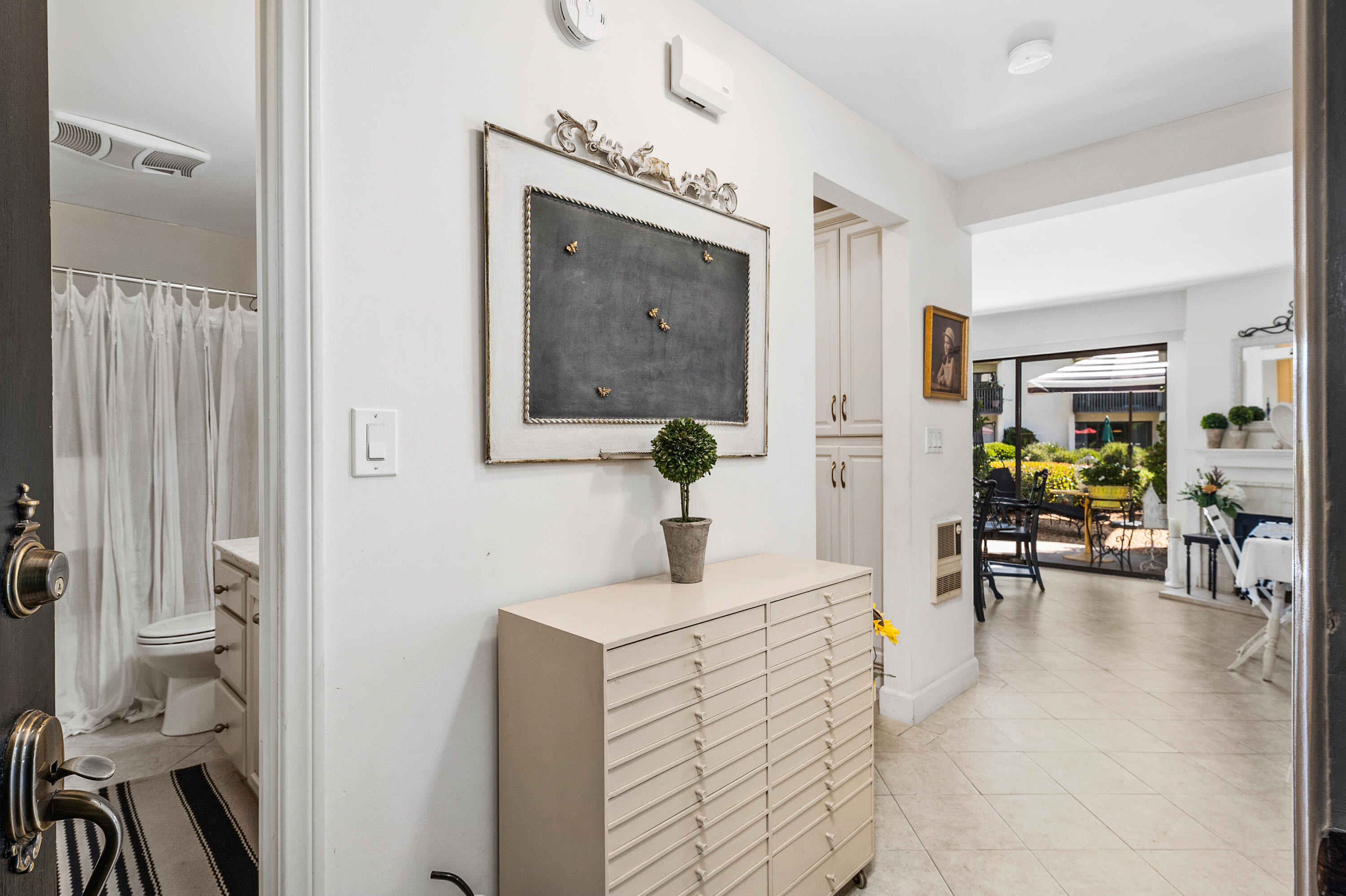 3375 Foothill Road, Unit 412 Carpinteria, CA 93013 - Photo 4 of 22 a view of living room with granite countertop furniture and a fireplace