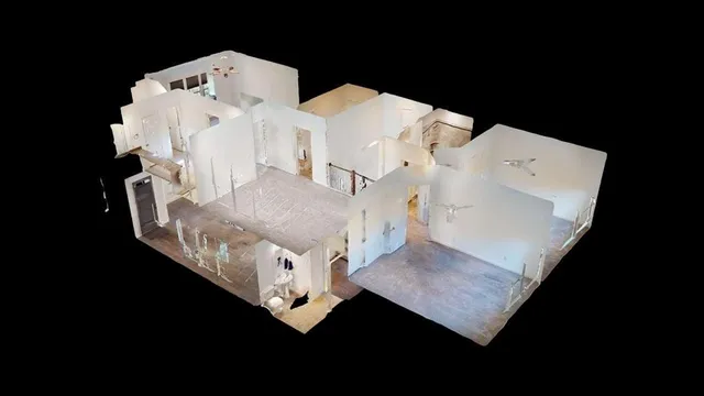 a view of kitchen with furniture and wooden floor