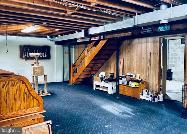 a room with gym equipment