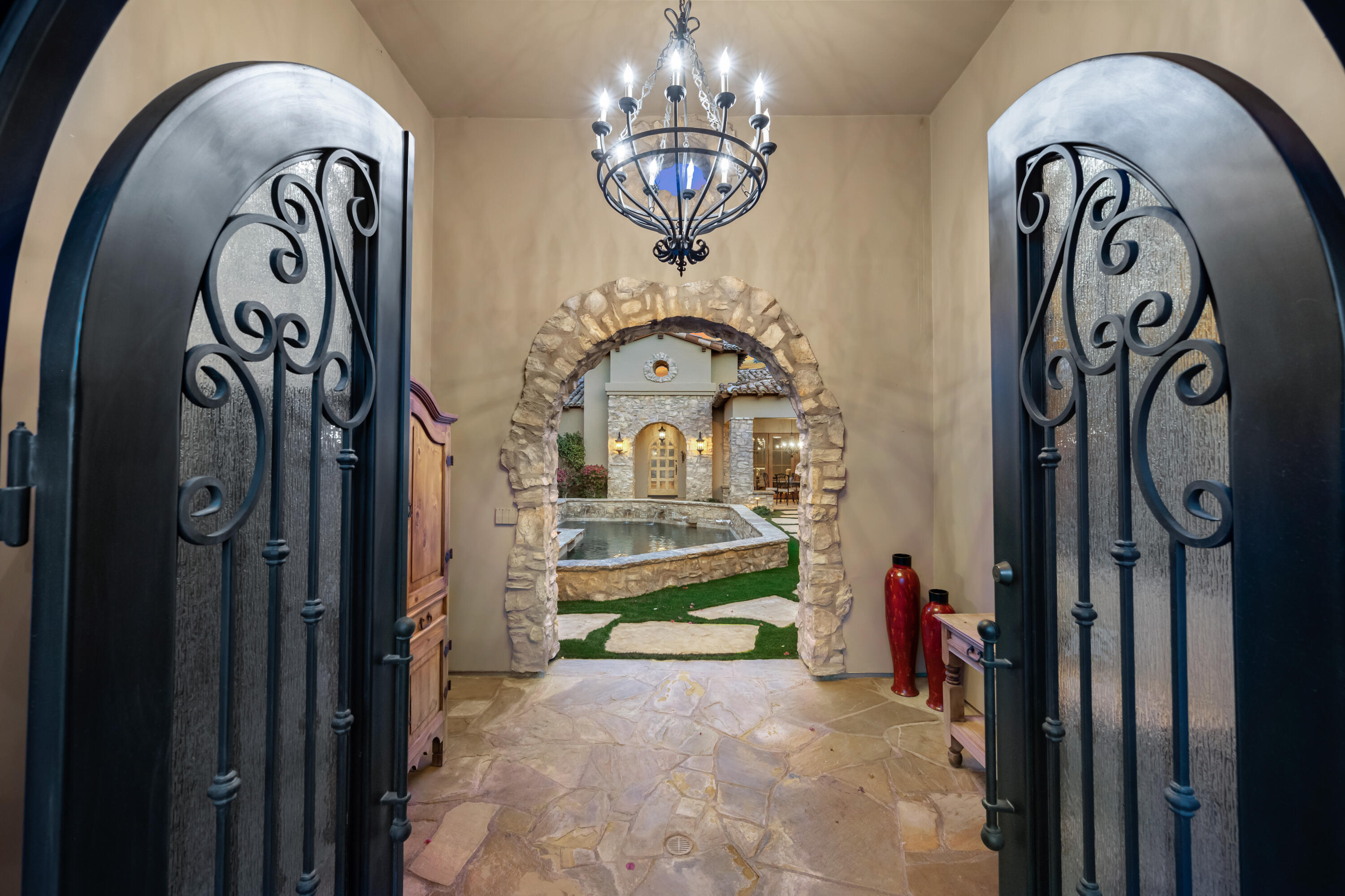 52844 Via Dona La Quinta, CA 92253 - Photo 2 of 46 a view of a entryway door