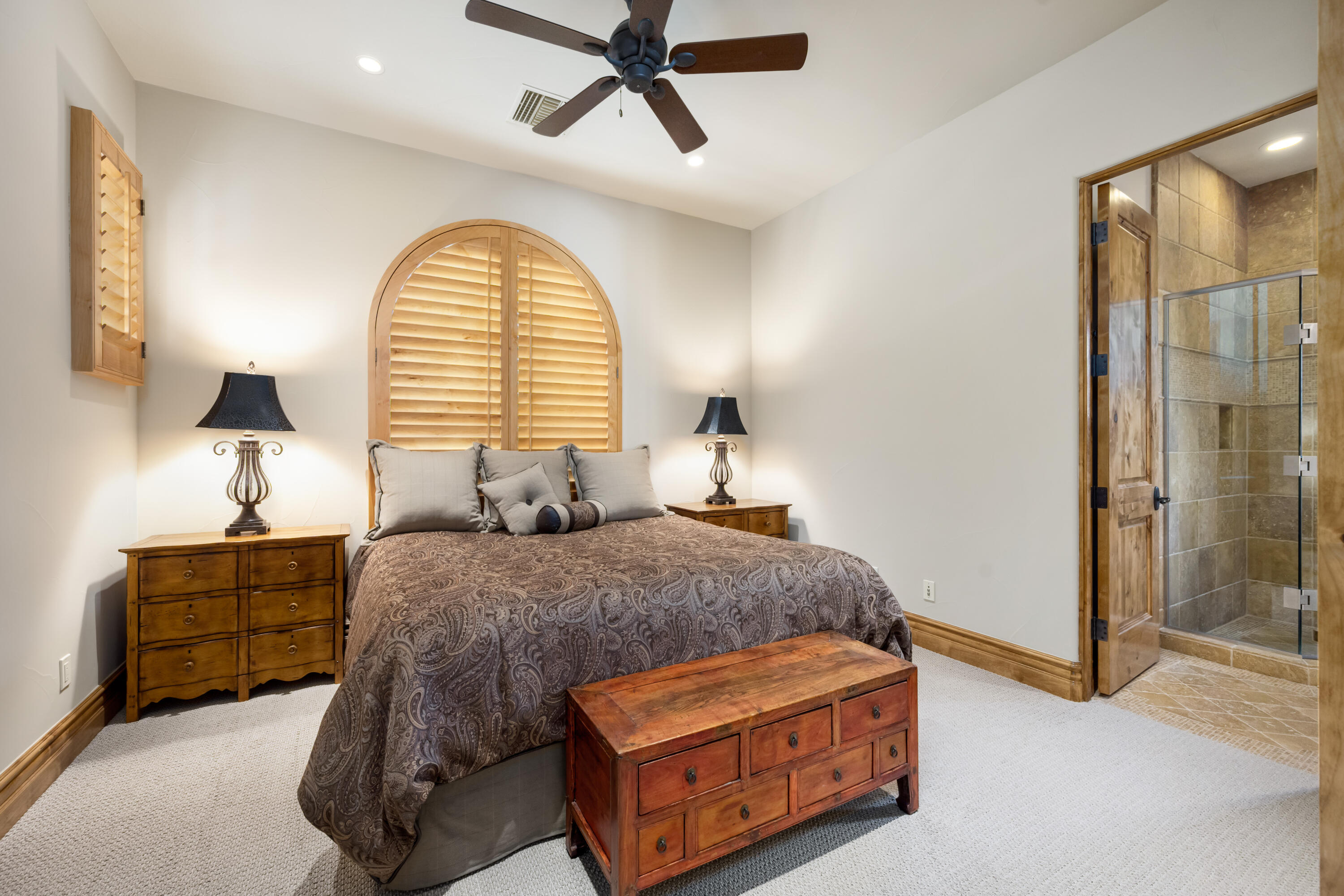 52844 Via Dona La Quinta, CA 92253 - Photo 35 of 46 a living room with a bed furniture and a window
