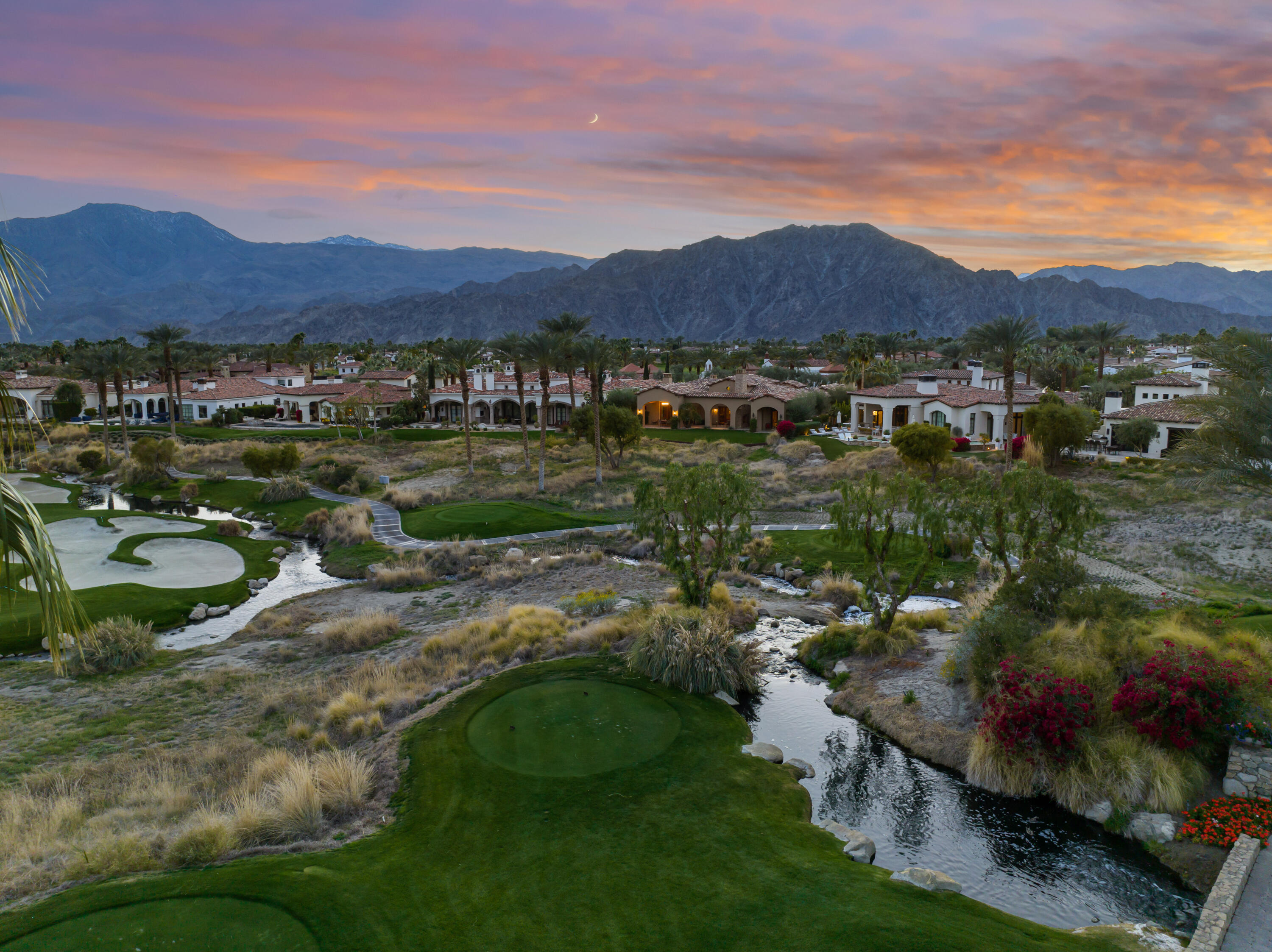 52844 Via Dona La Quinta, CA 92253 - Photo 43 of 46 a view of a town with mountains in the background
