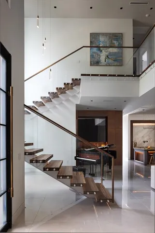 a room with furniture and appliances