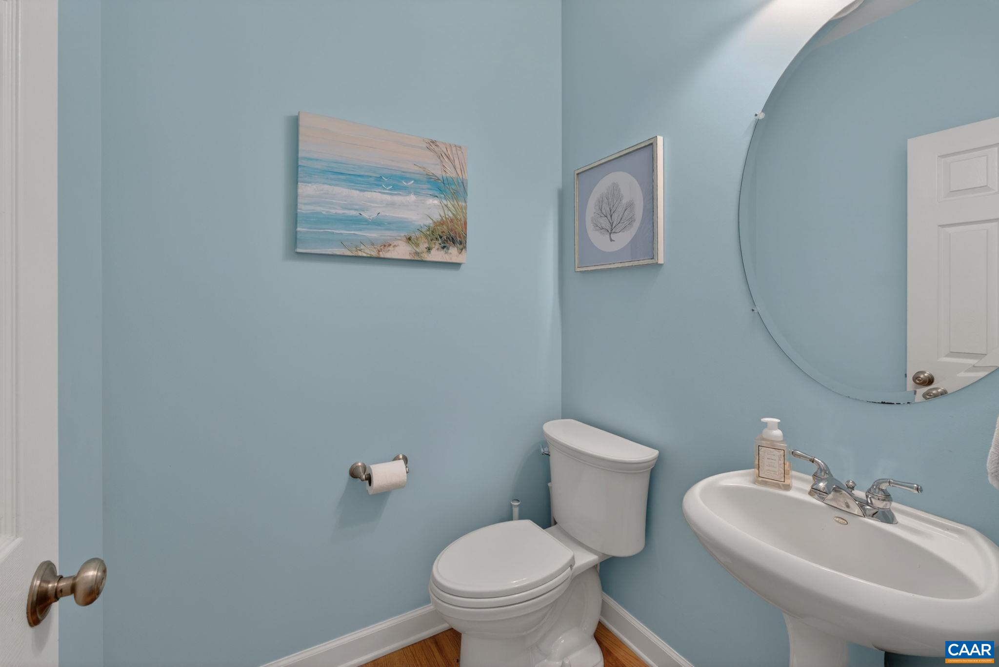 511 Taylor Ridge Way Palmyra, VA 22963 - Photo 24 of 57 a bathroom with a toilet a sink and mirror
