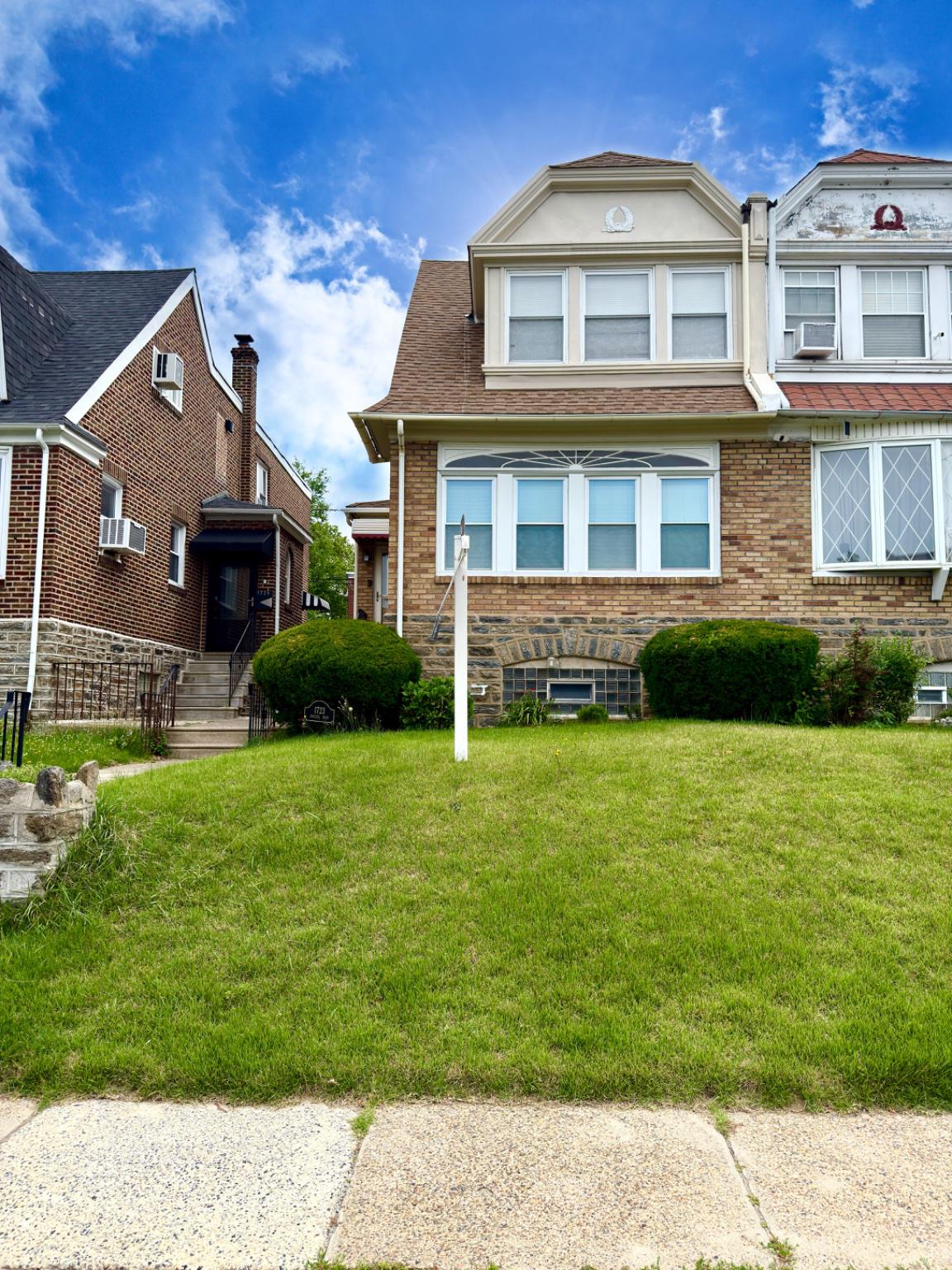 1723 Chelsea Road Elkins Park, PA 19027 - Photo 4 of 38 a front view of a house with a yard