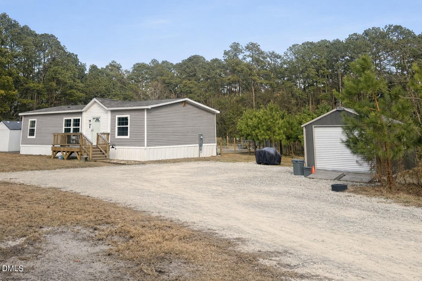 829 Shaw's Pond Road Four Oaks, NC 27524 - Photo 15 of 26 a view of a house with a outdoor space