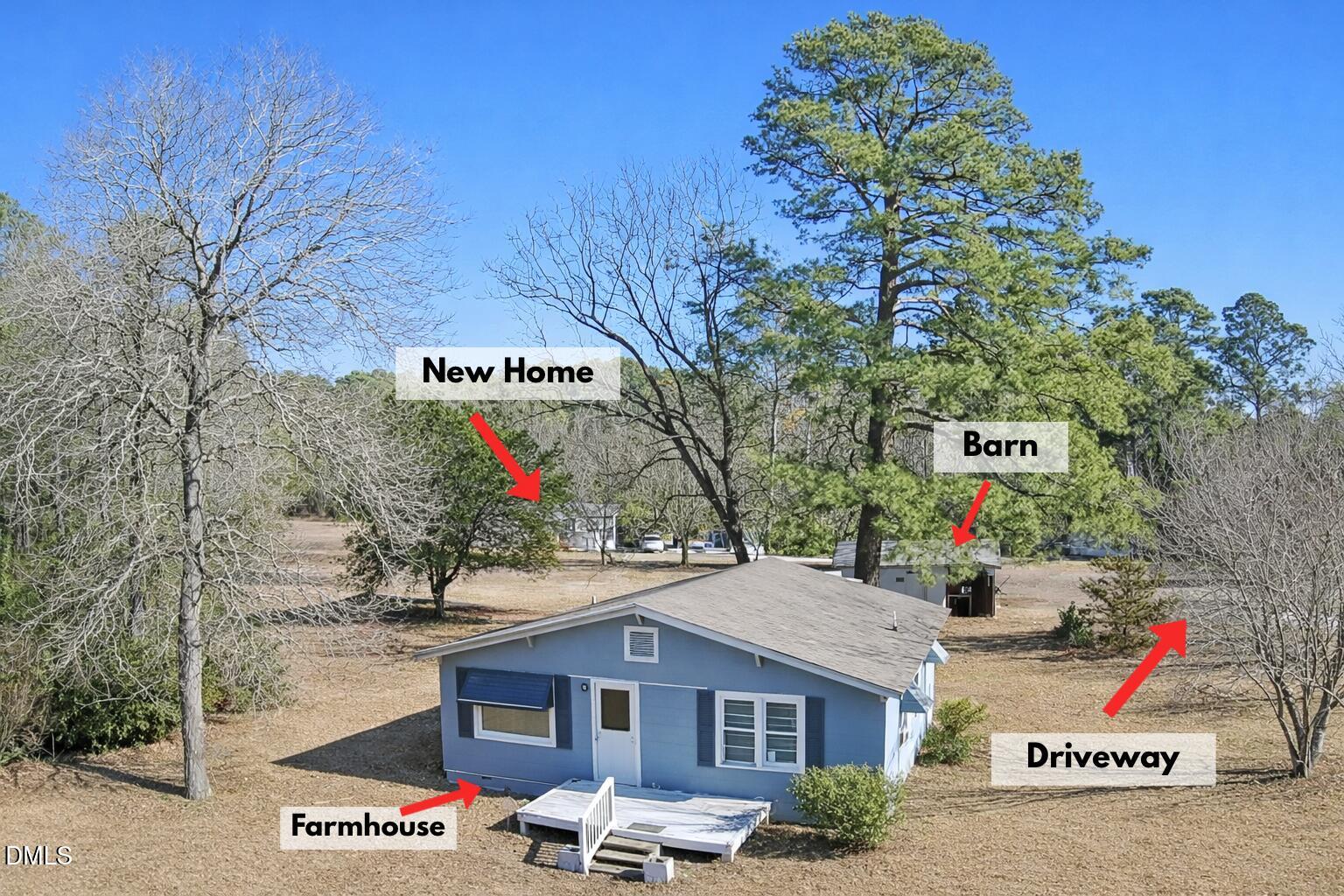 829 Shaw's Pond Road Four Oaks, NC 27524 - Photo 2 of 30 a front view of a house with a yard