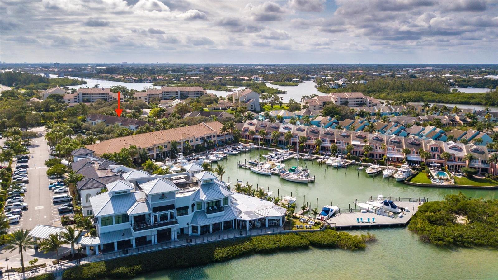 1000 North Us Highway, Unit 809 Jupiter, FL 33477 - Photo 28 of 30 an aerial view of a city with a lake
