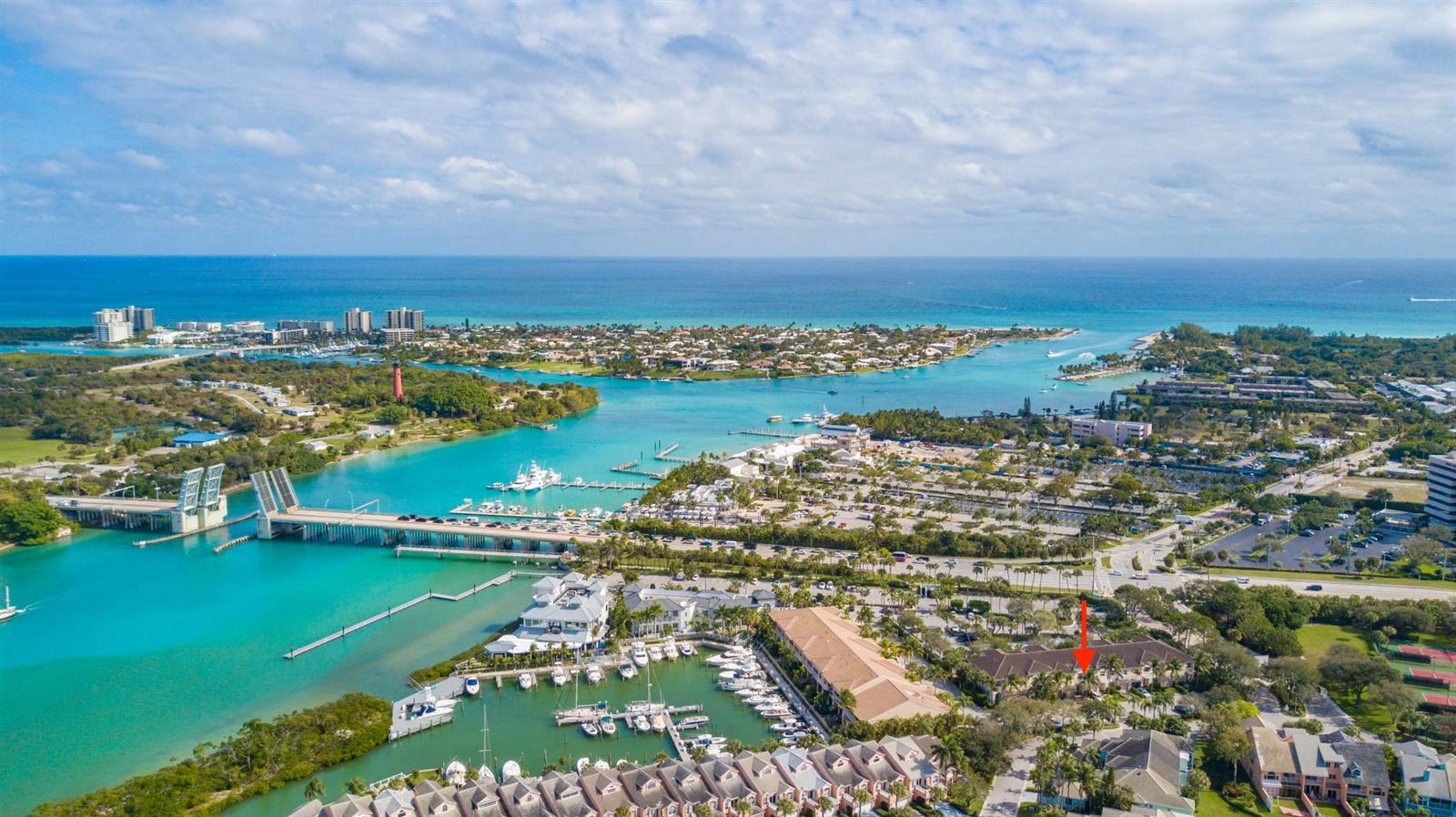 1000 North Us Highway, Unit 809 Jupiter, FL 33477 - Photo 29 of 30 an aerial view of residential building and lake