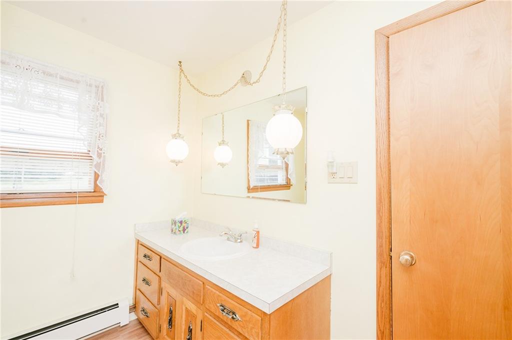 408 Indiana Road Creekside, PA 15732 - Photo 26 of 34 a bathroom with a sink a mirror and a shower