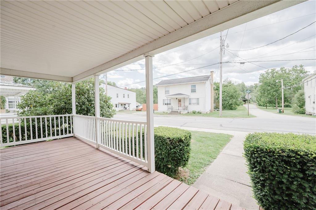 408 Indiana Road Creekside, PA 15732 - Photo 4 of 34 a view of balcony with wooden floor