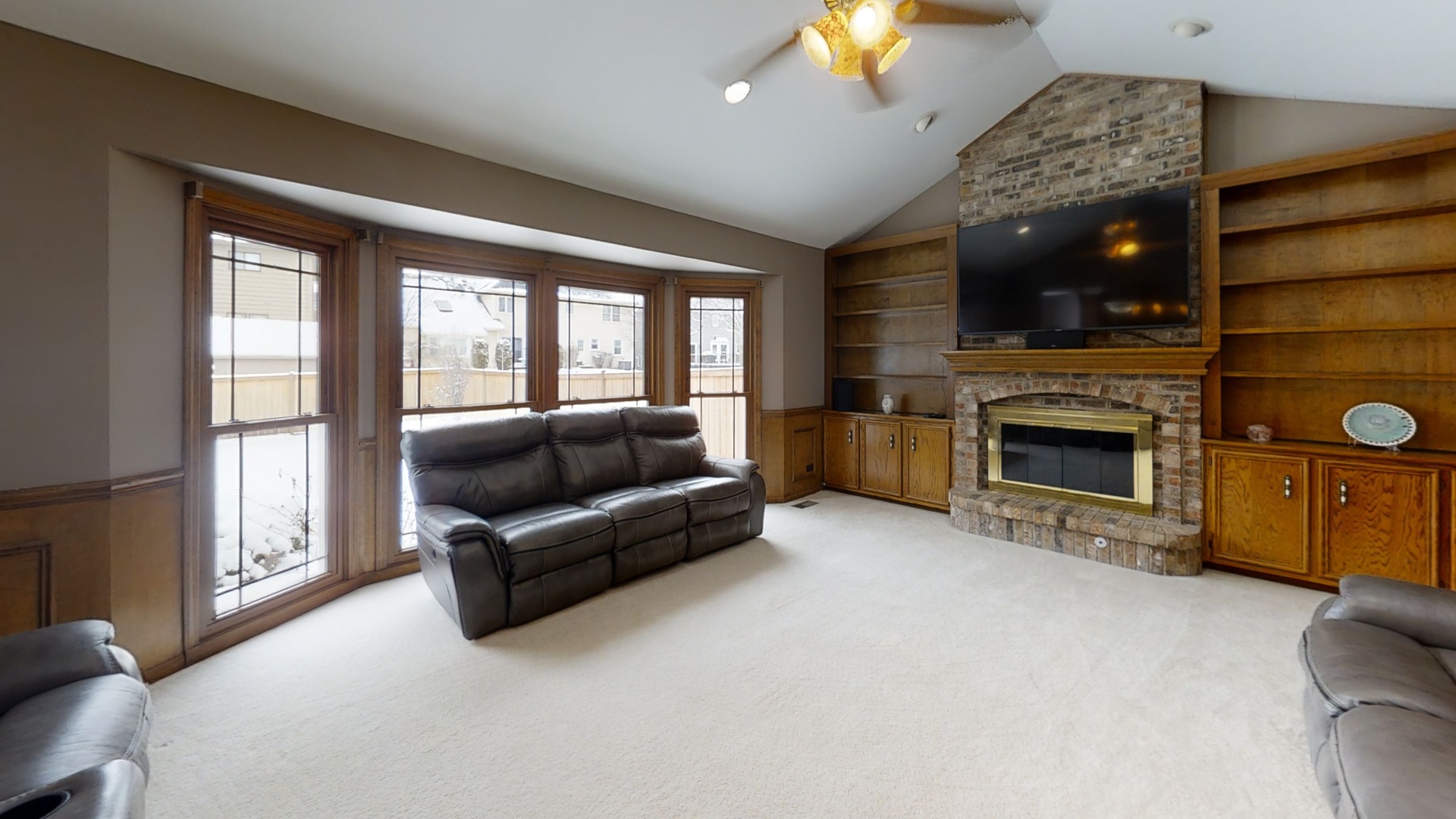 1948 Slippery Rock Road Naperville, IL 60565 - Photo 22 of 61 a living room with furniture and a fireplace