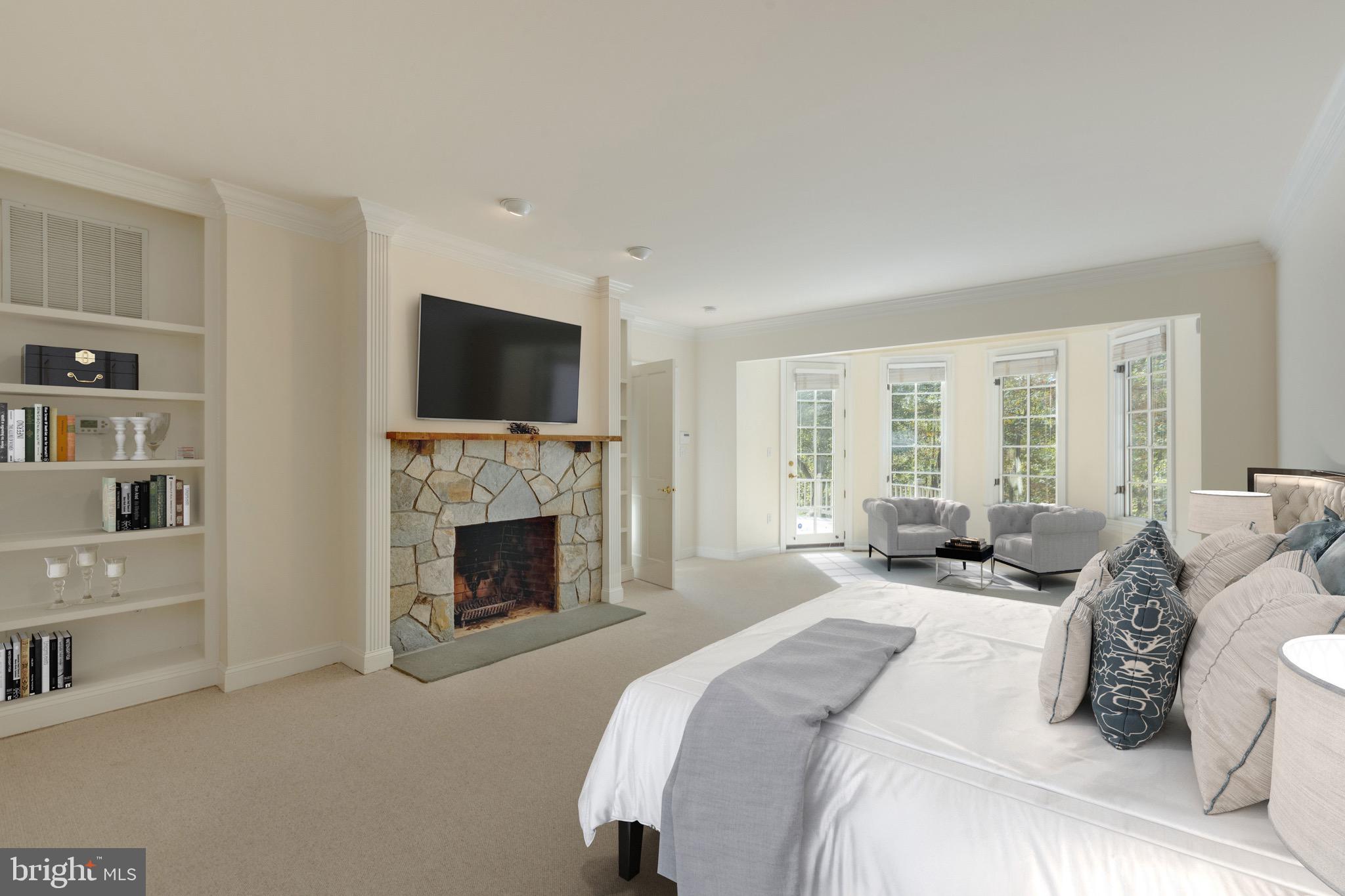 11108 Deville Estates Drive Oakton, VA 22124 - Photo 13 of 47 Virtually Staged Master Bedroom