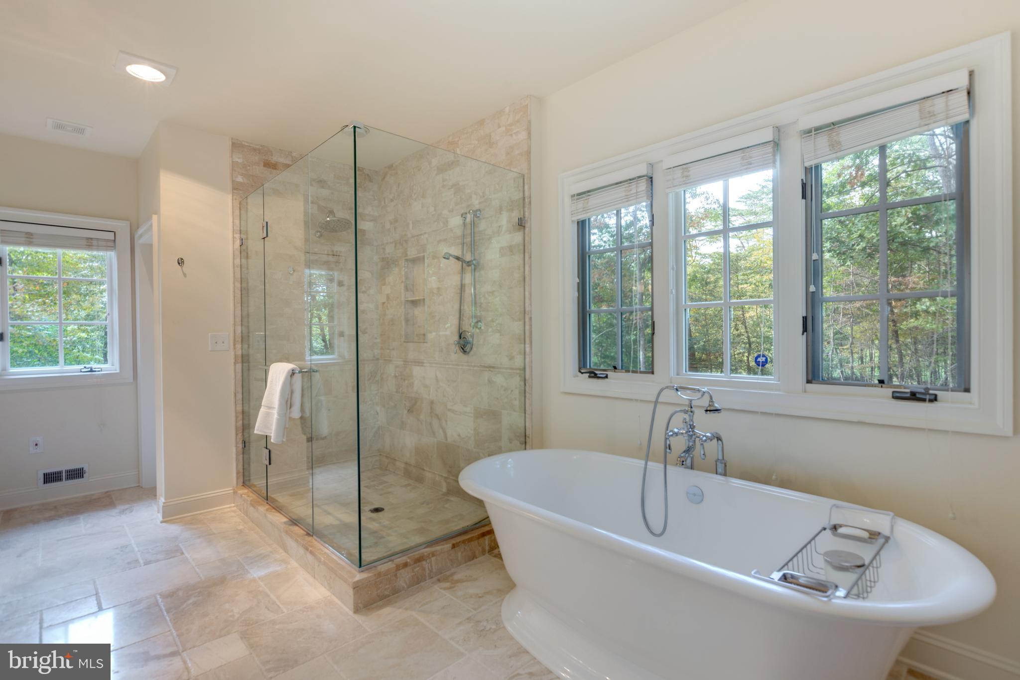 11108 Deville Estates Drive Oakton, VA 22124 - Photo 14 of 47 Renovated Bath with Heated Floors