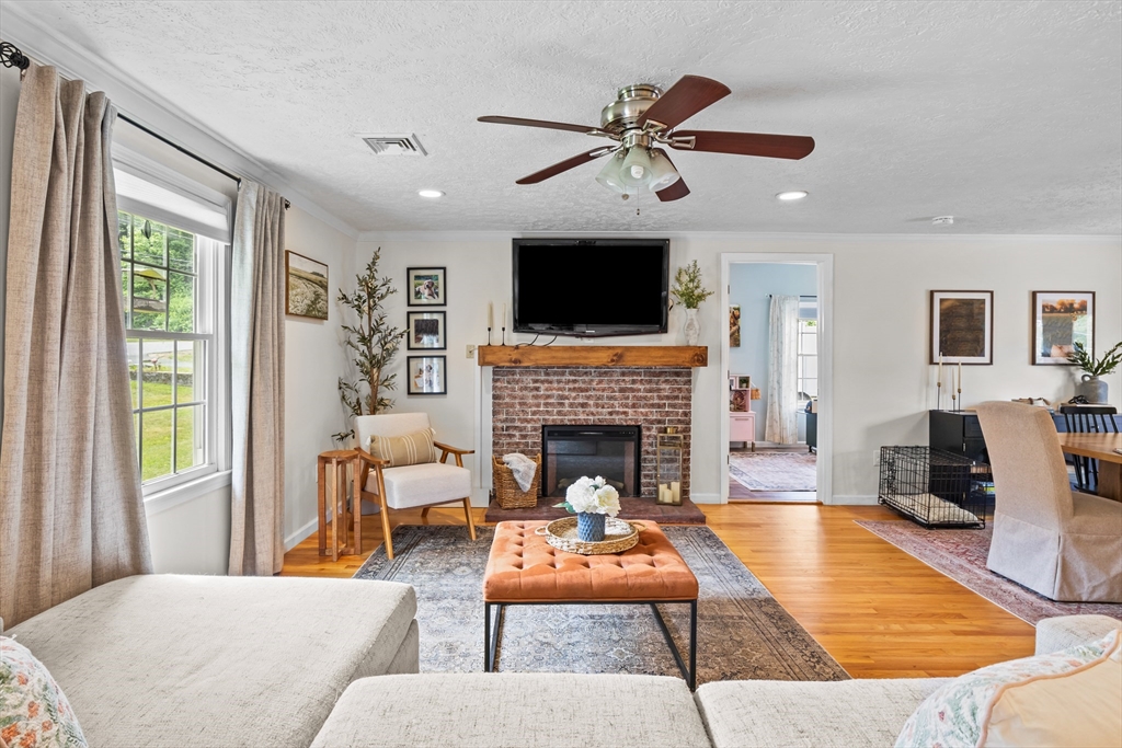 40 Crest Road Monson, MA 01057 - Photo 5 of 34 a living room with furniture fireplace and flat screen tv