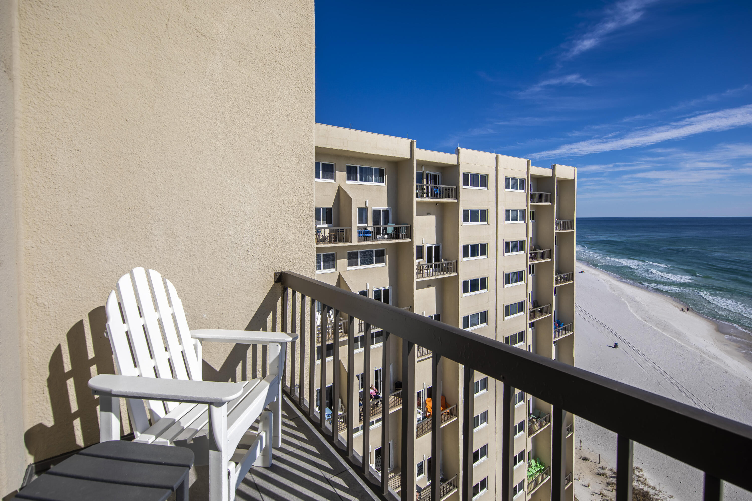 23223 Front Beach Road, Unit A122 Panama City Beach, FL 32413 - Photo 11 of 45 a view of balcony with furniture