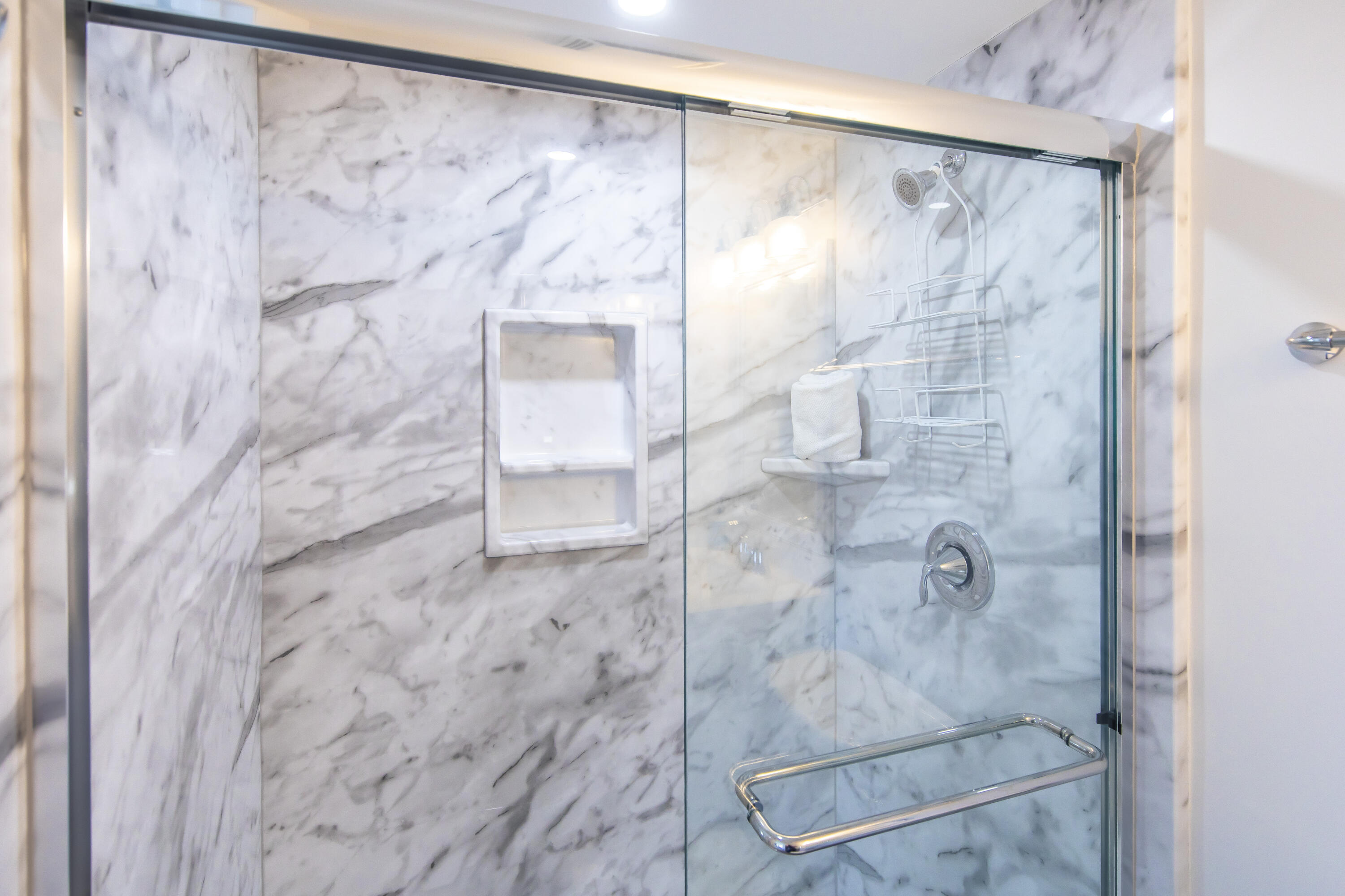 23223 Front Beach Road, Unit A122 Panama City Beach, FL 32413 - Photo 20 of 45 a bathroom with a shower