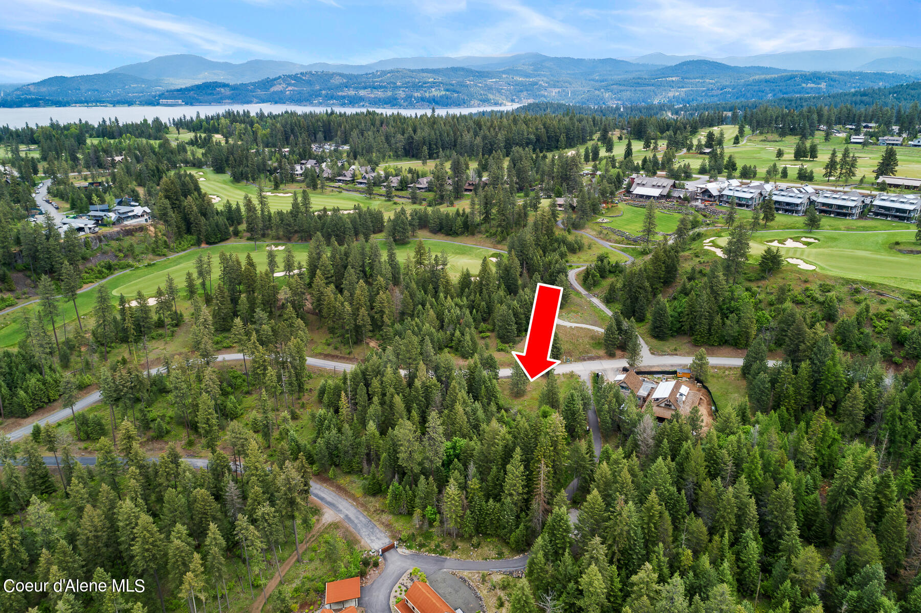 6557 South Buckrail Road Harrison, ID 83833 - Photo 14 of 16 Aerial_Lot94-7_Arrow