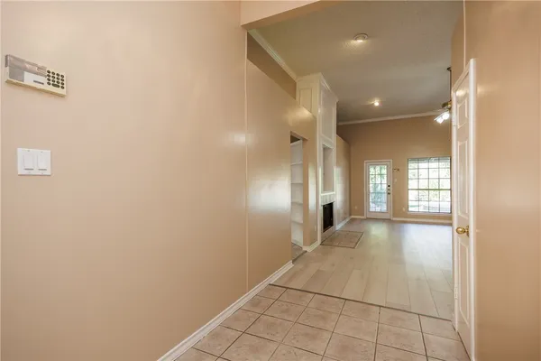 a view of livingroom with window