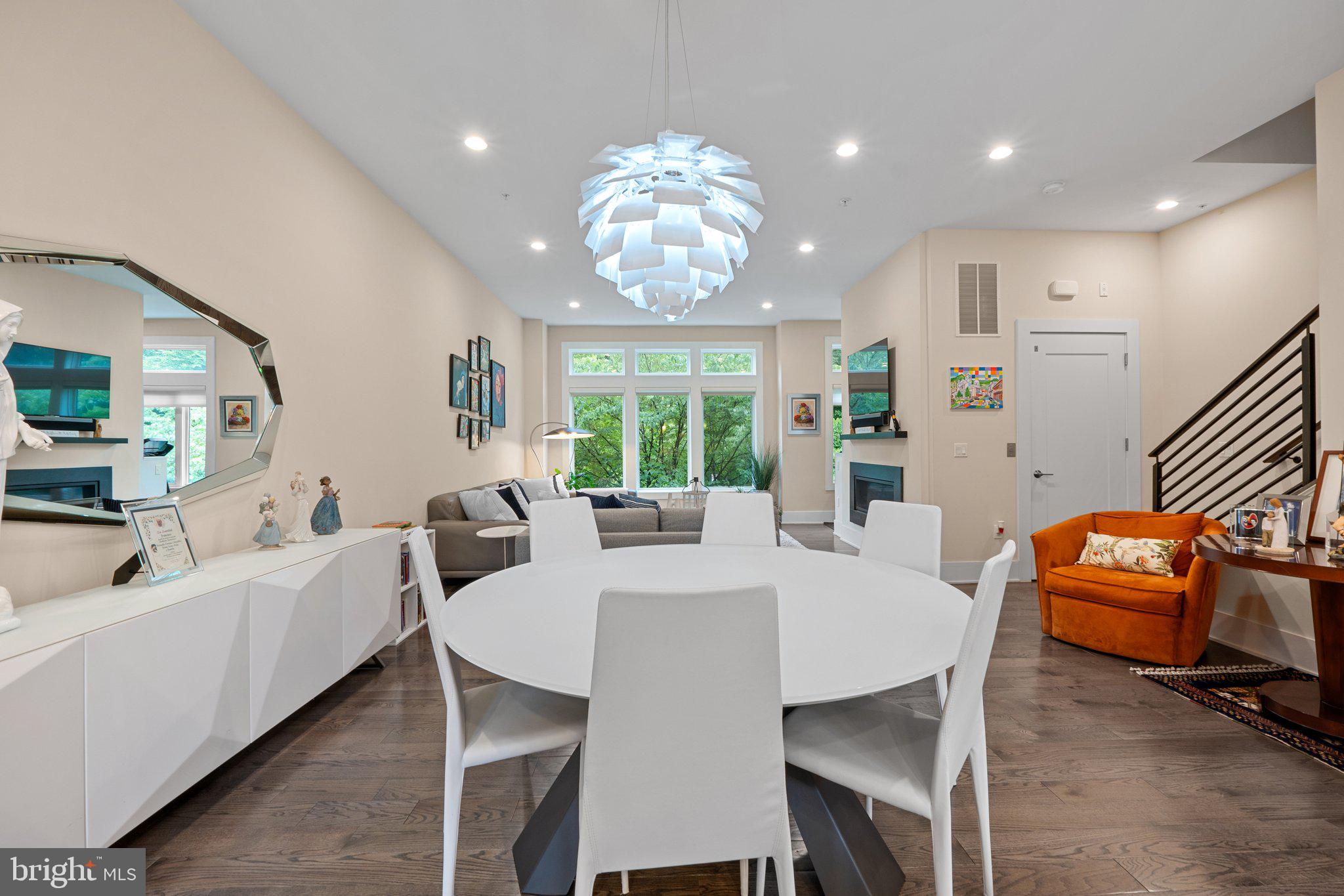 5307 Merriam Street Bethesda, MD 20814 - Photo 10 of 32 a view of a dining room with furniture window and outside view