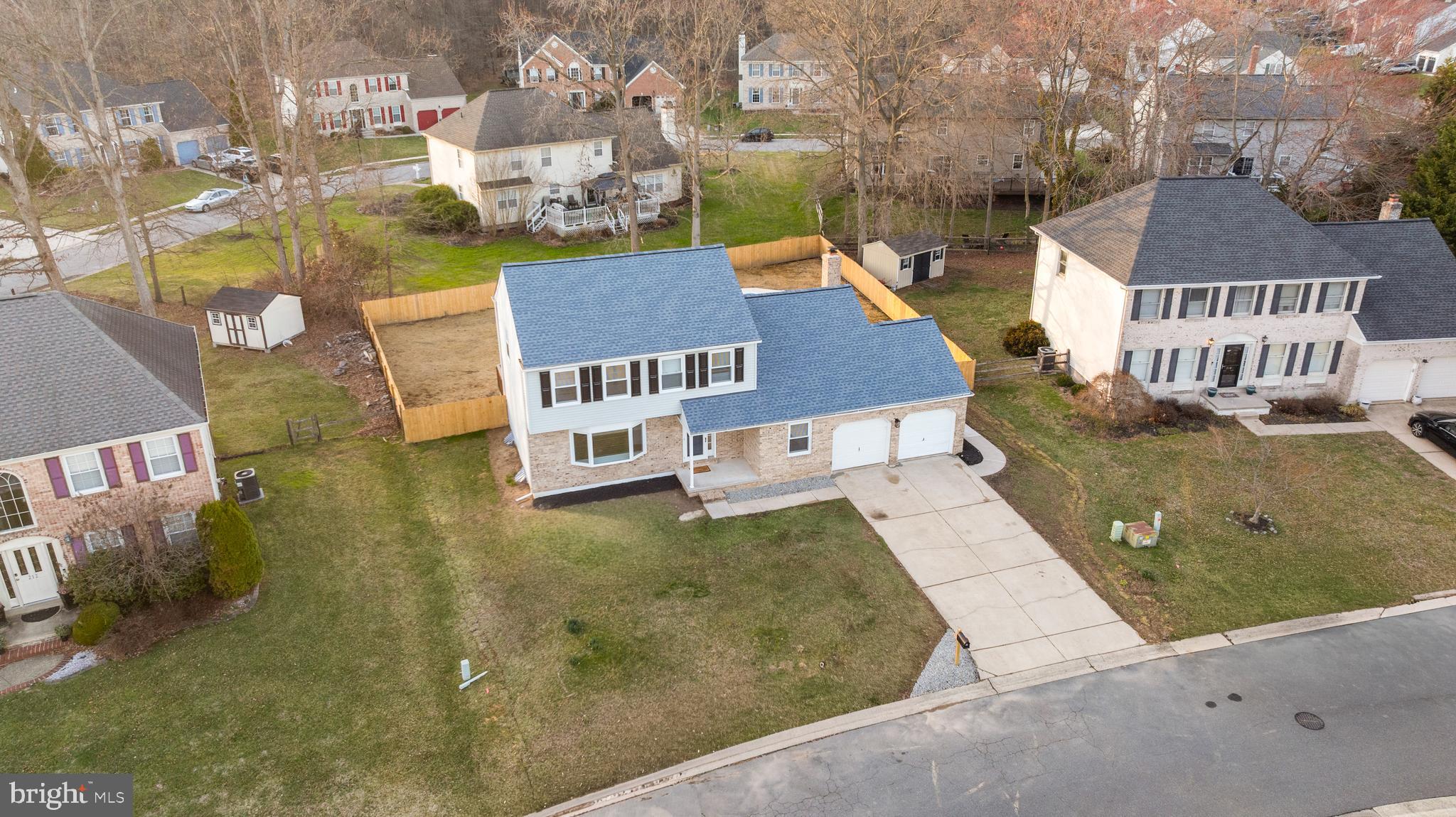 210 West Silver Fox Road Newark, DE 19702 - Photo 35 of 43 an aerial view of a house with a yard