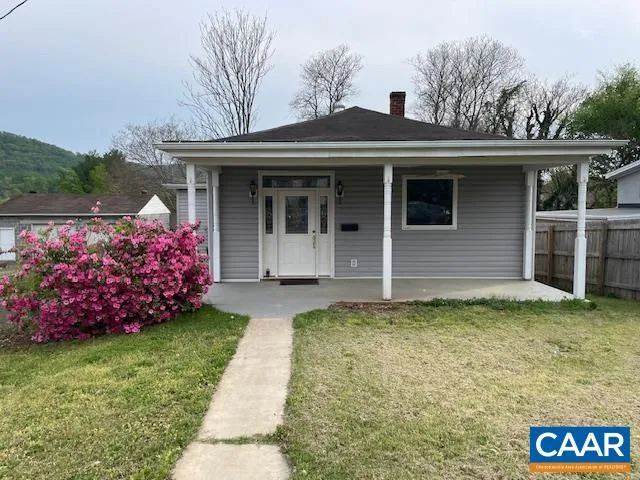 a view of a house with a garden