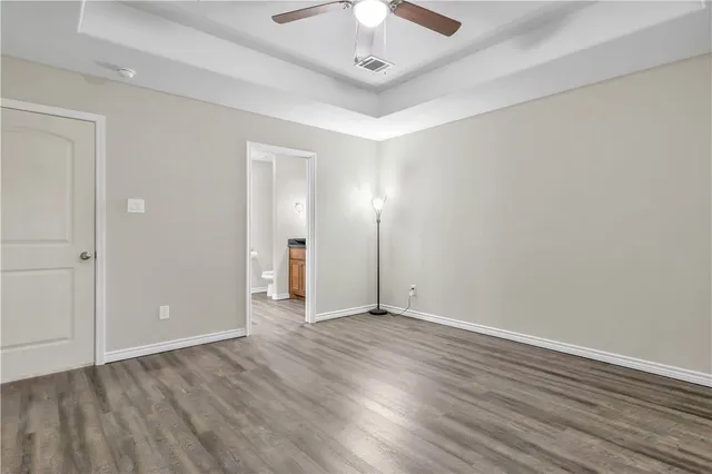 wooden floor in an empty room