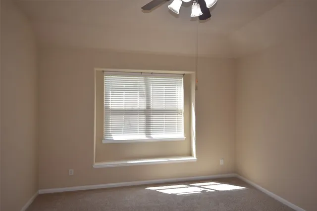 a view of a livingroom with a window