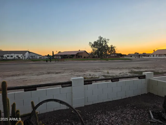 a view of a terrace with chairs
