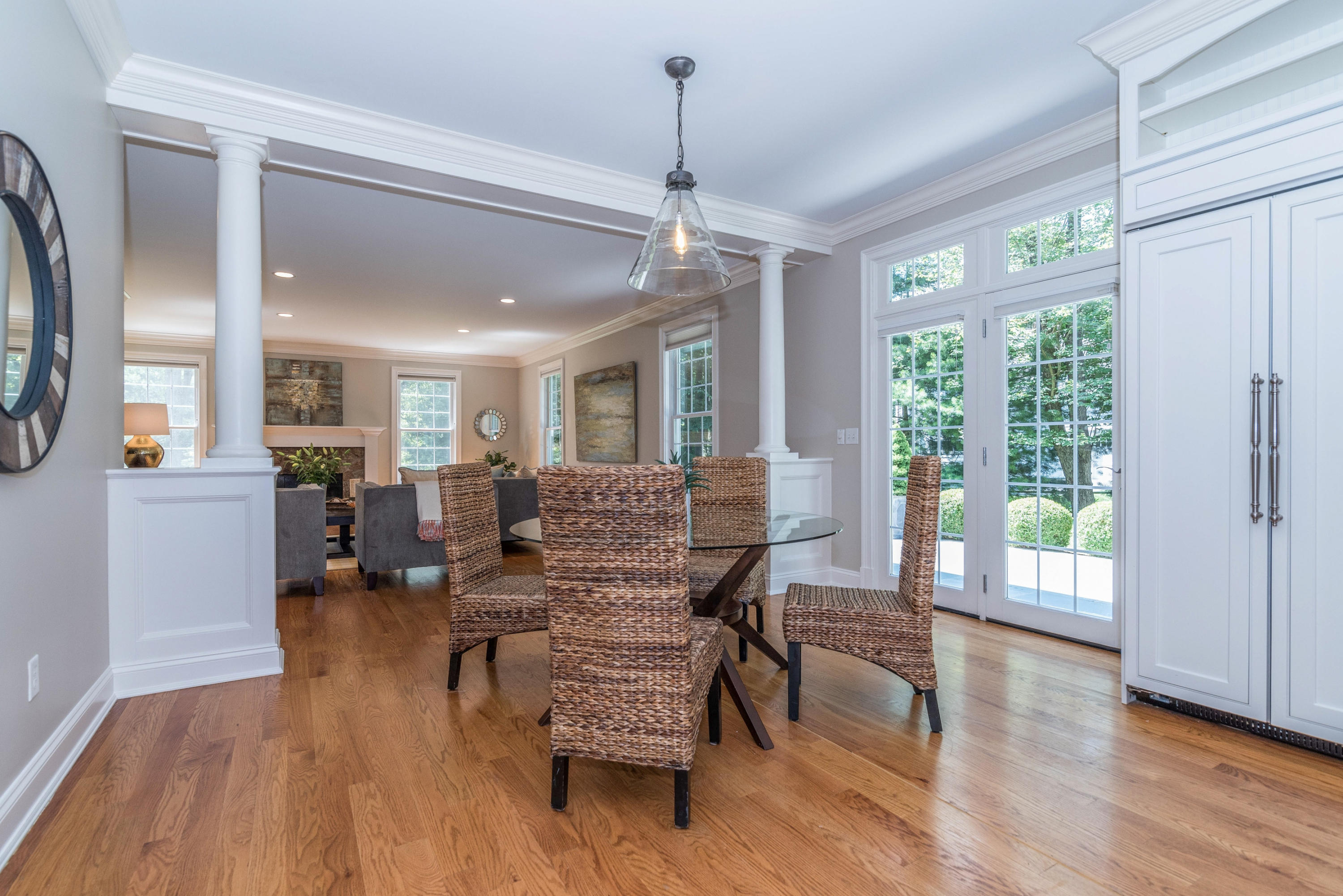 42 Mariomi Road New Canaan, CT 06840 - Photo 13 of 28 a living room with furniture and a large window
