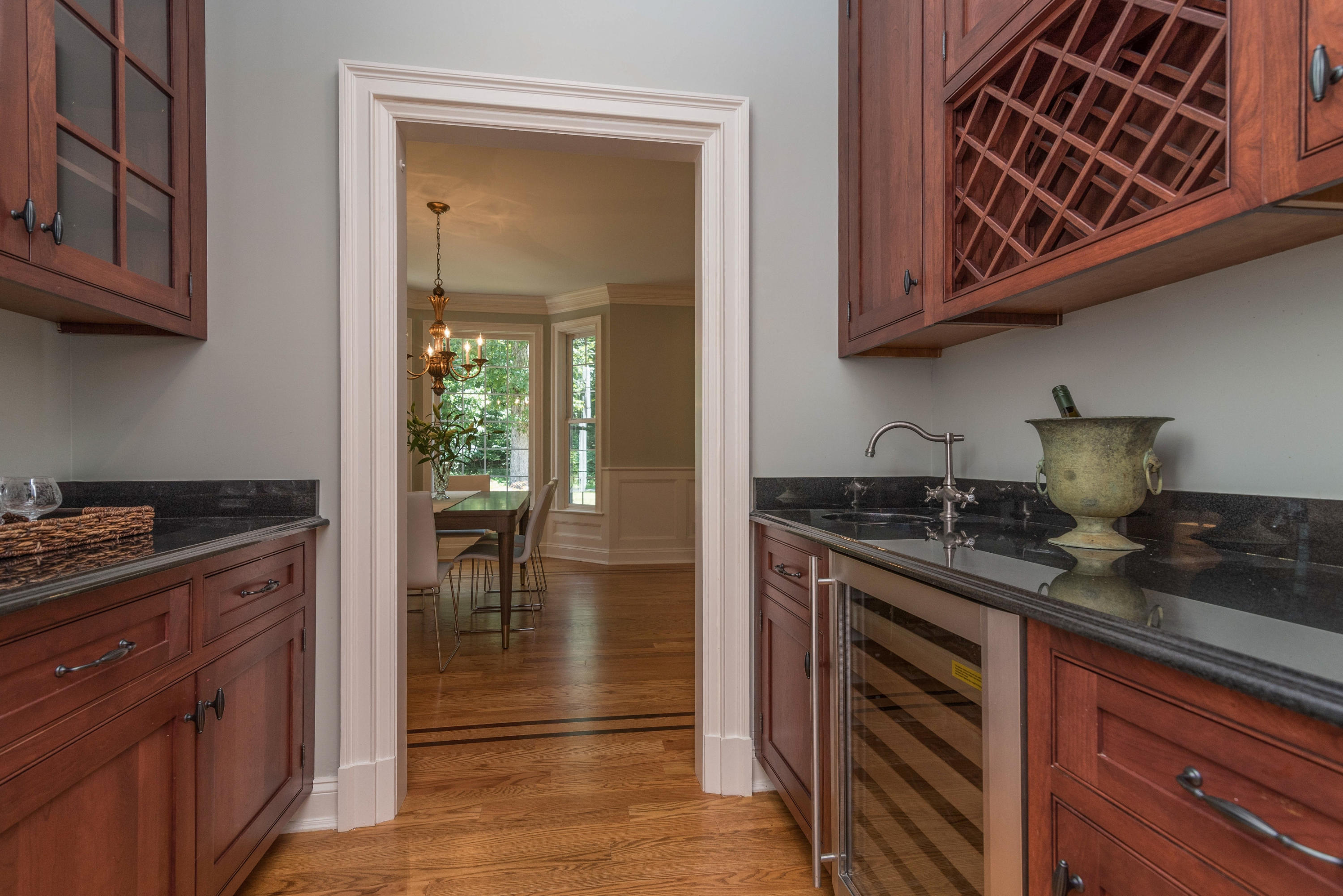 42 Mariomi Road New Canaan, CT 06840 - Photo 8 of 28 a kitchen with stainless steel appliances granite countertop a stove and a microwave
