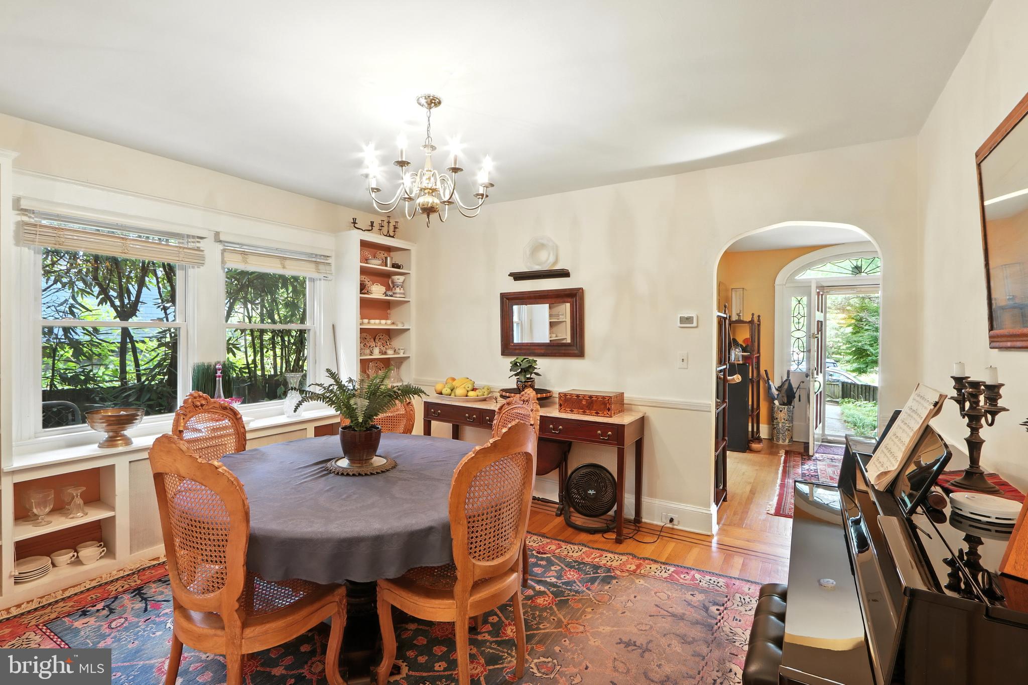 5721 Ridgedale Road Baltimore, MD 21209 - Photo 25 of 54 a view of a dining room with furniture window and outside view