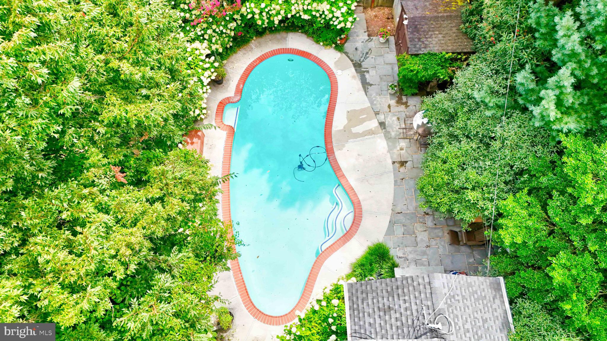 5721 Ridgedale Road Baltimore, MD 21209 - Photo 9 of 54 an aerial view of a swimming pool