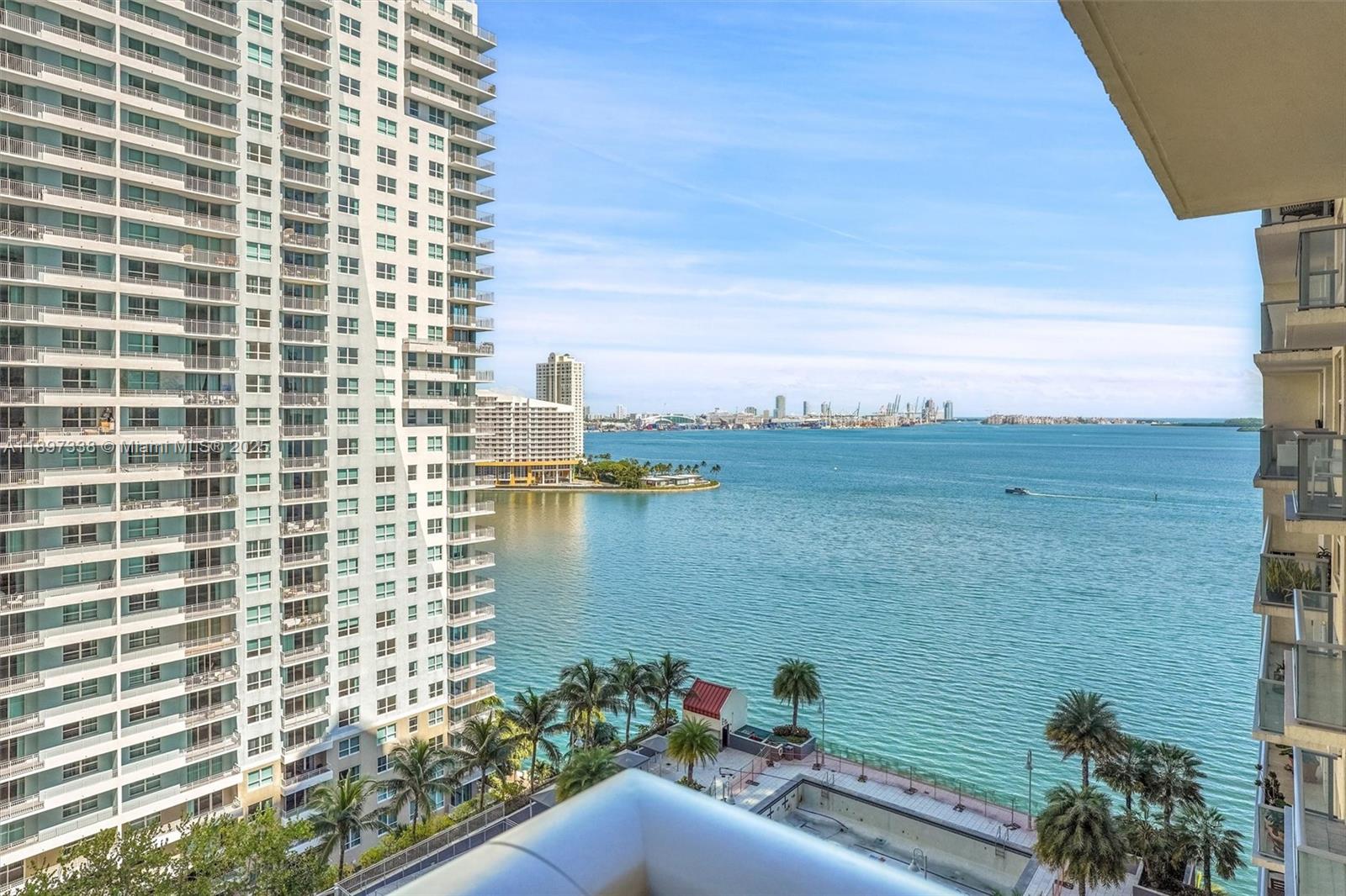 1155 Brickell Bay Drive, Unit 1702 Miami, FL 33131 - Photo 15 of 28 a view of a lake with a outdoor space