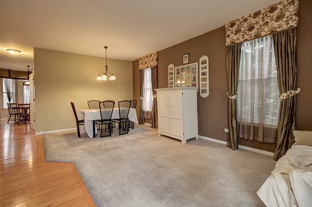 a view of a livingroom with furniture and window