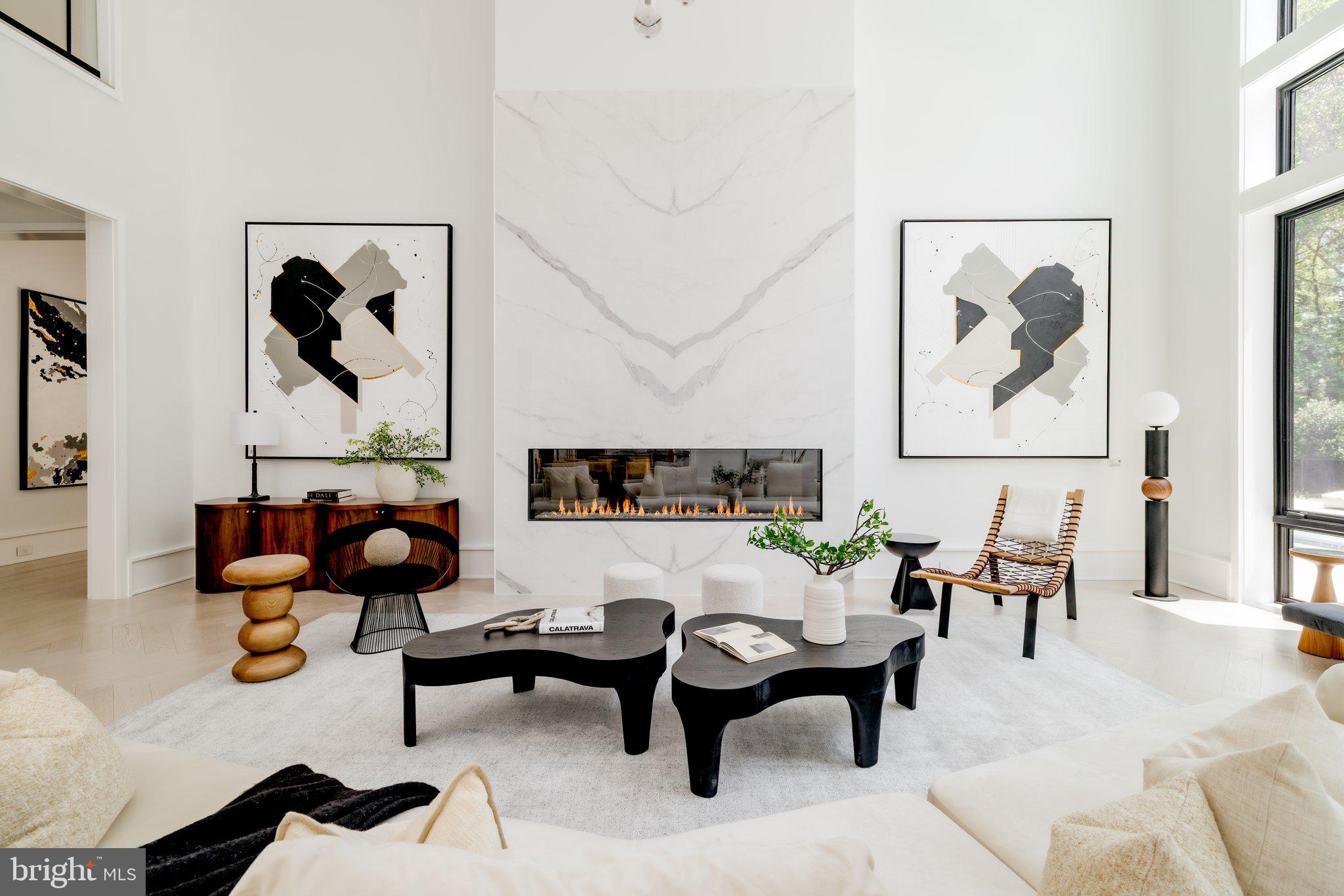 6501 Bright Mountain Road McLean, VA 22101 - Photo 20 of 50 Great room fireplace