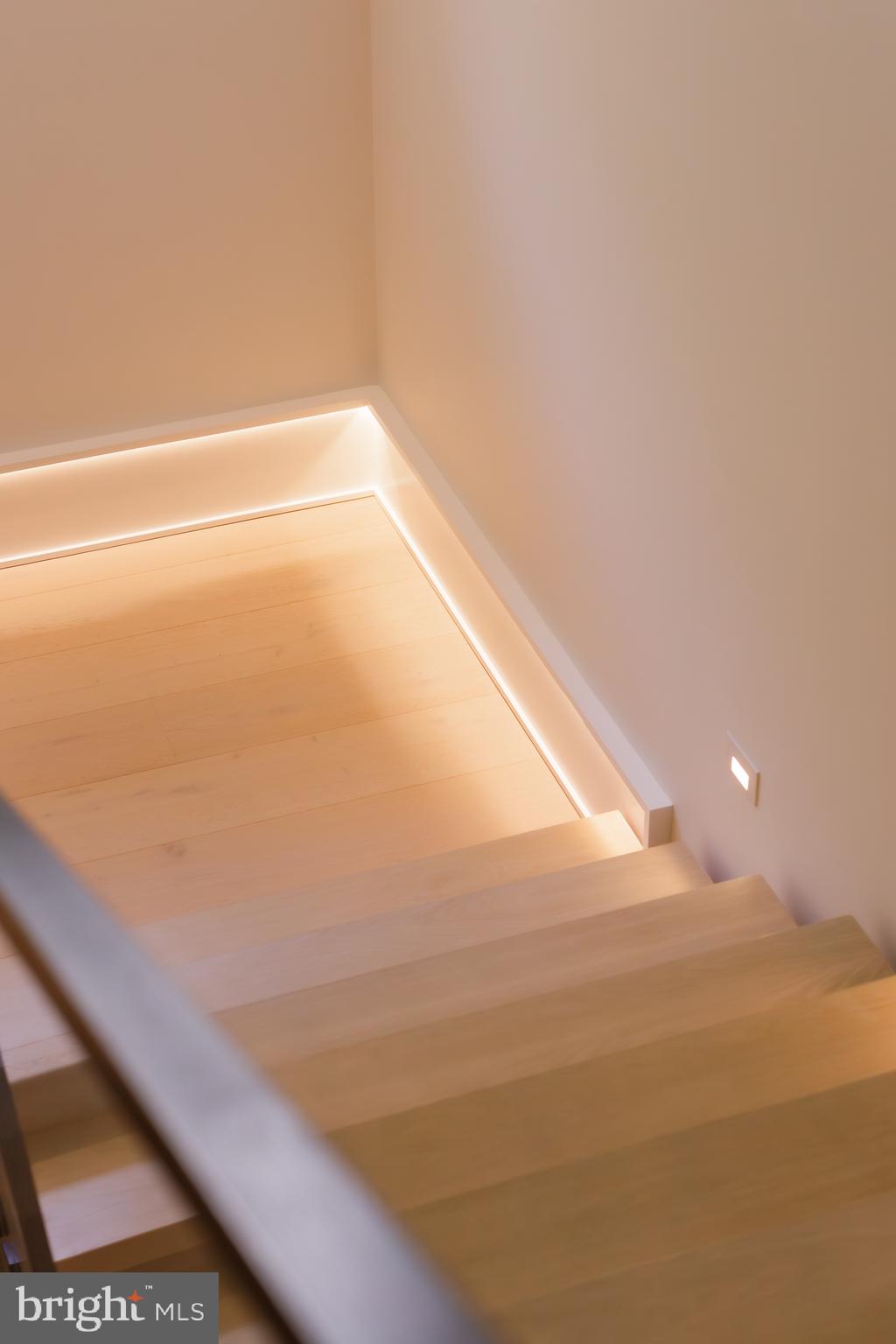 6501 Bright Mountain Road McLean, VA 22101 - Photo 27 of 50 Staircase lighting detail