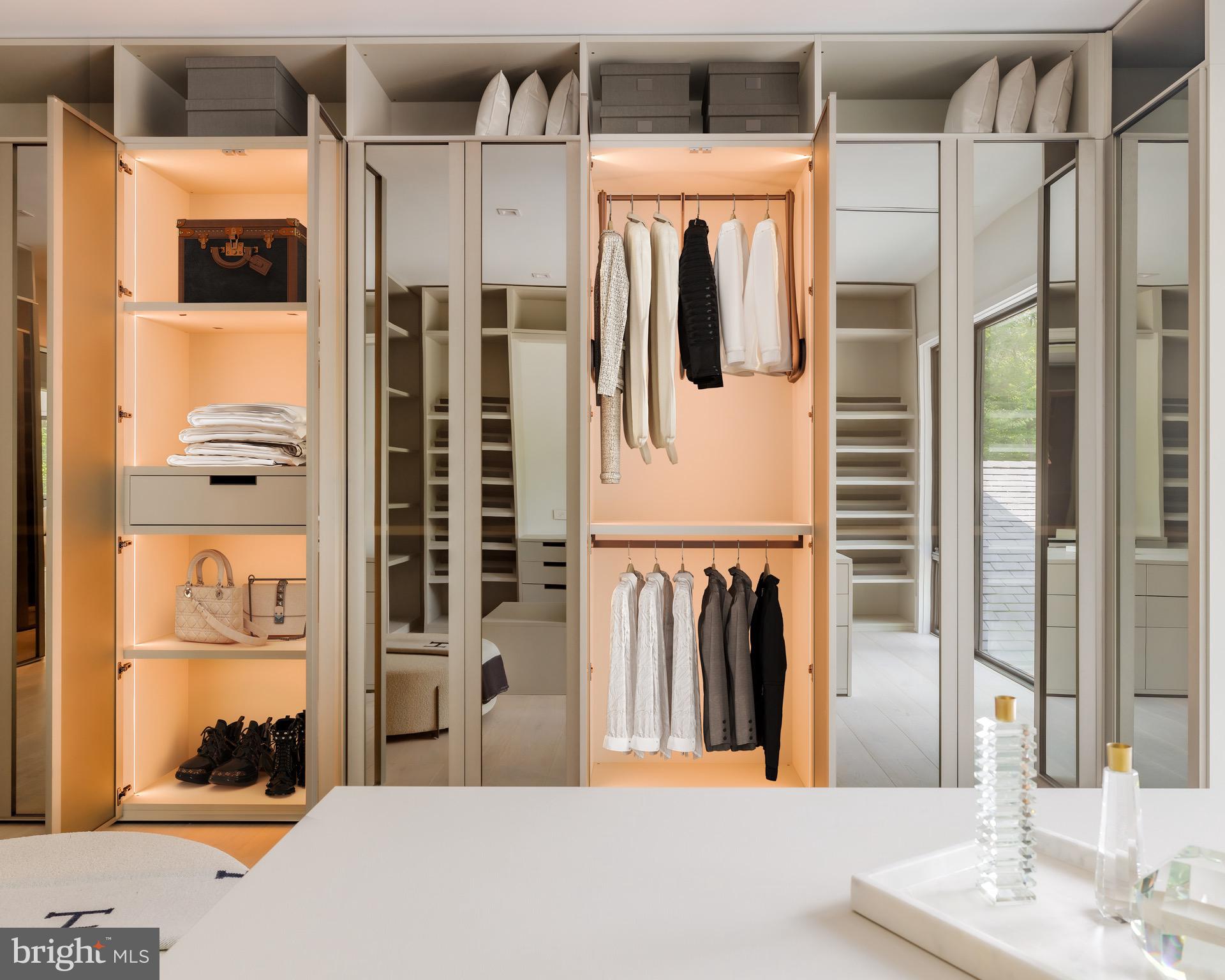 6501 Bright Mountain Road McLean, VA 22101 - Photo 33 of 50 LED lighted built-in cabinetry