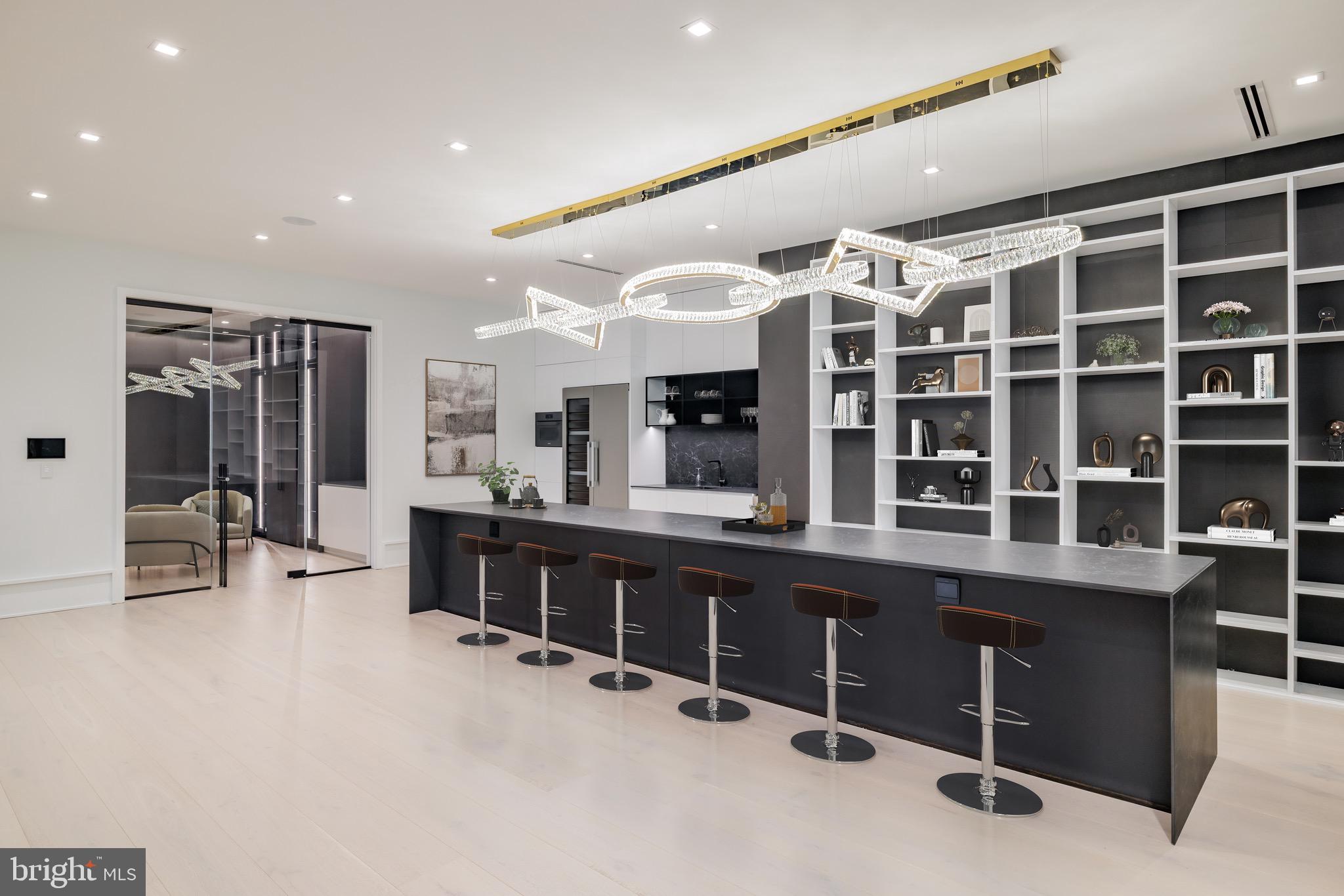 6501 Bright Mountain Road McLean, VA 22101 - Photo 41 of 50 Custom bar and wine room